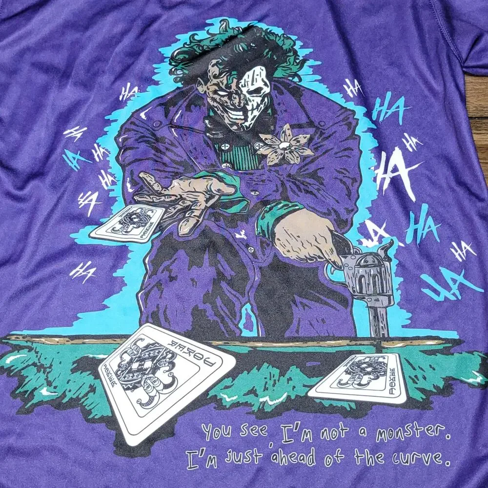 Batman Joker Purple V-Neck Jersey 